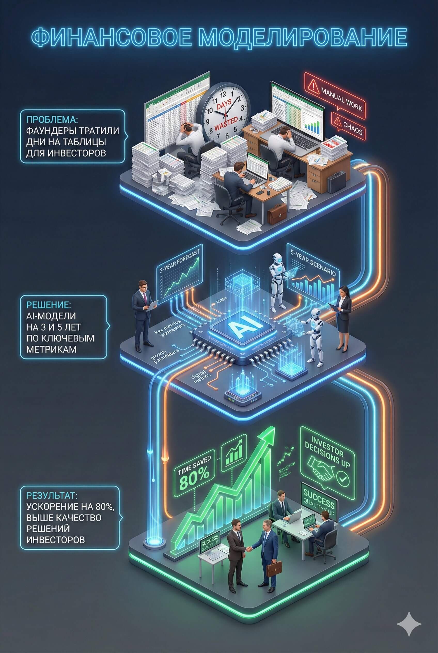 AI-автоматизация финансового моделирования и сценарного прогнозирования