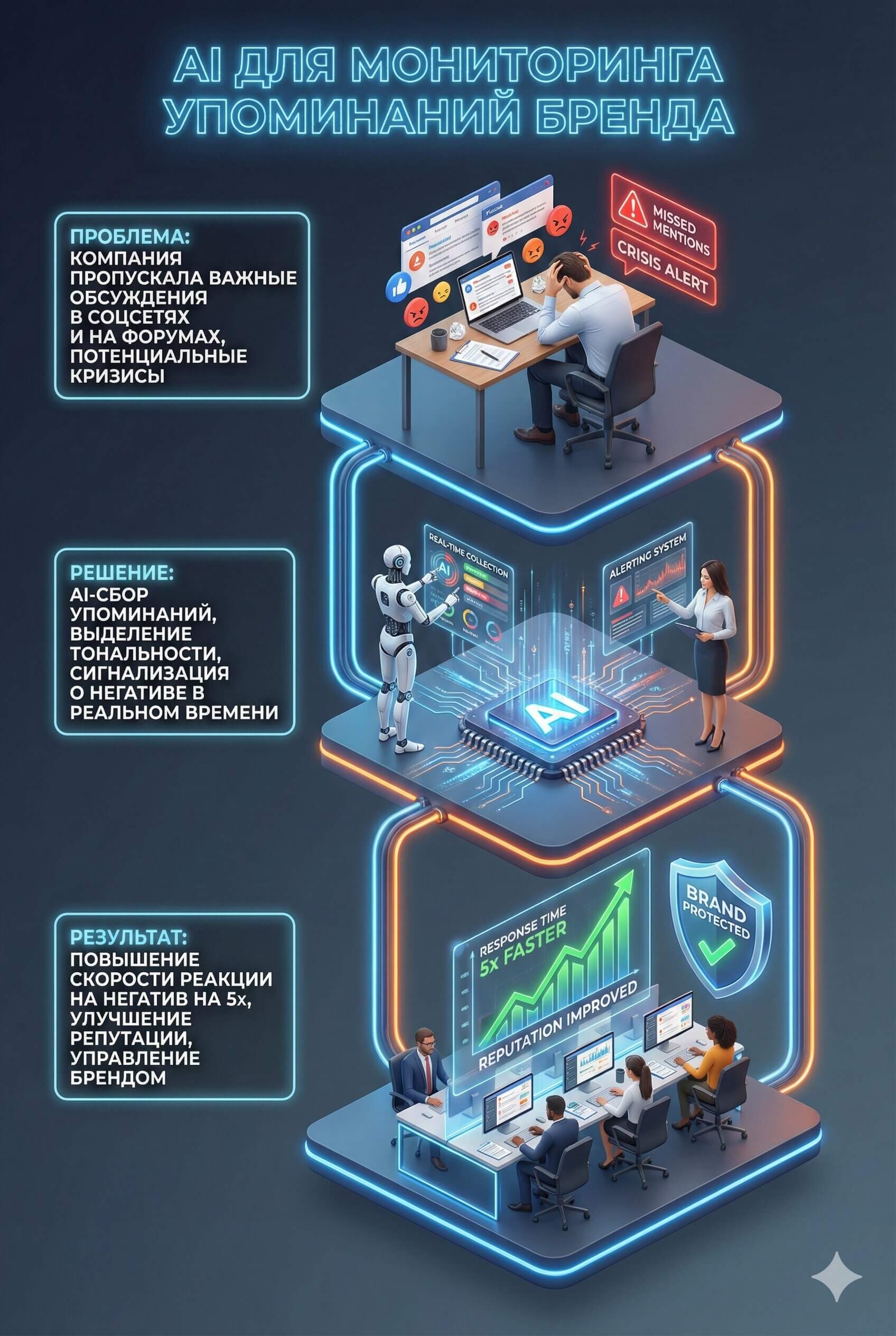 Автоматизация PR и Social Listening: AI-анализ тональности отзывов